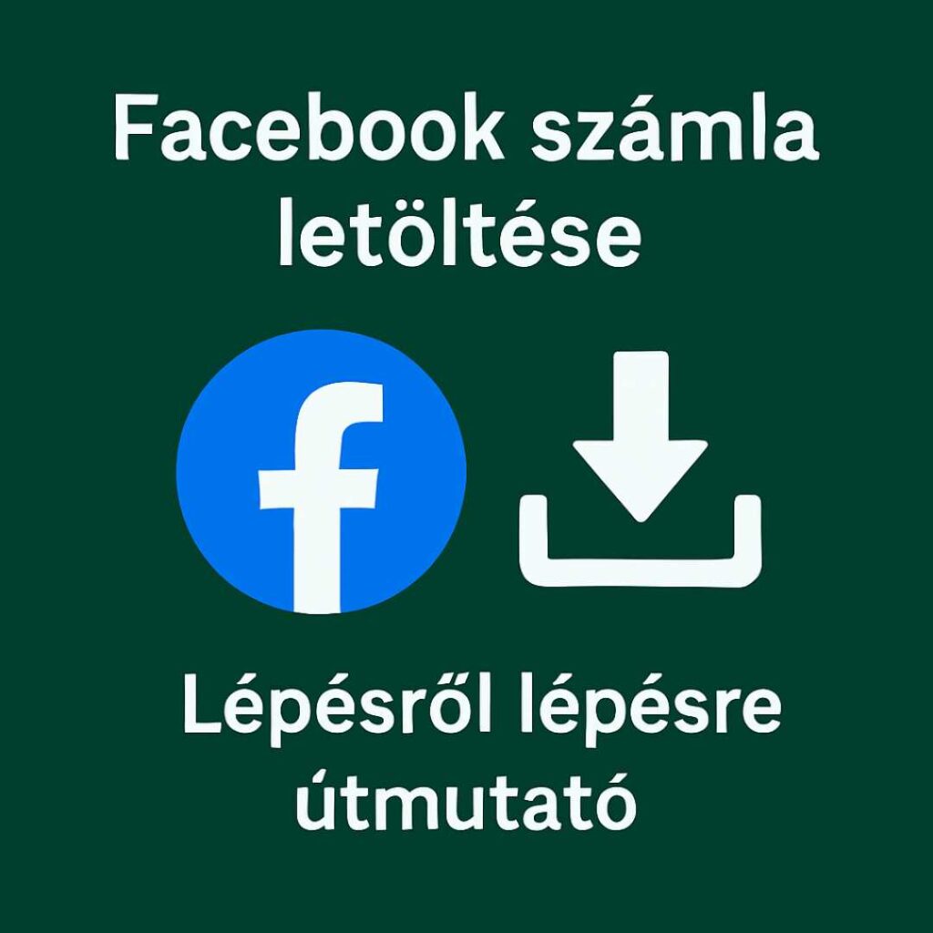 Facebook számla letöltése